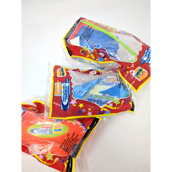 NICKELODEON Kid's Choice Awards "Wind-Up Blimp" slime 3 NIP Burger King 1999 - Picture 4 of 4